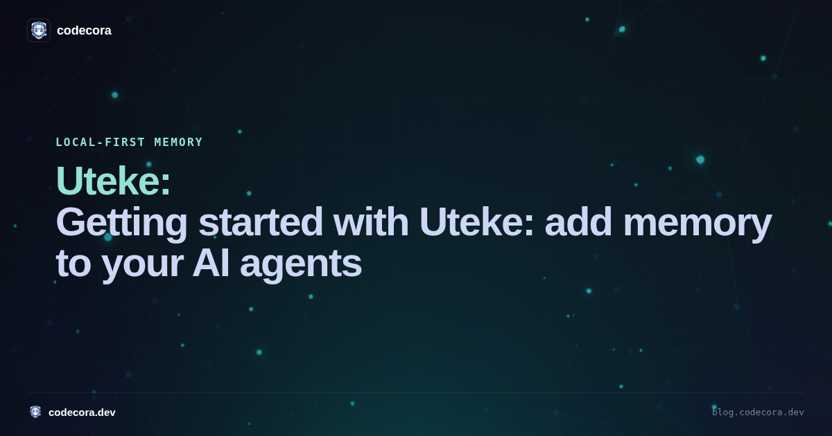 Getting started with Uteke: add memory to your AI agents
