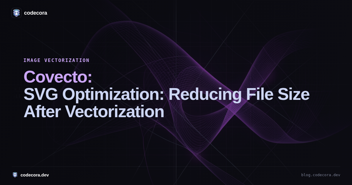 SVG Optimization: Reducing File Size After Vectorization