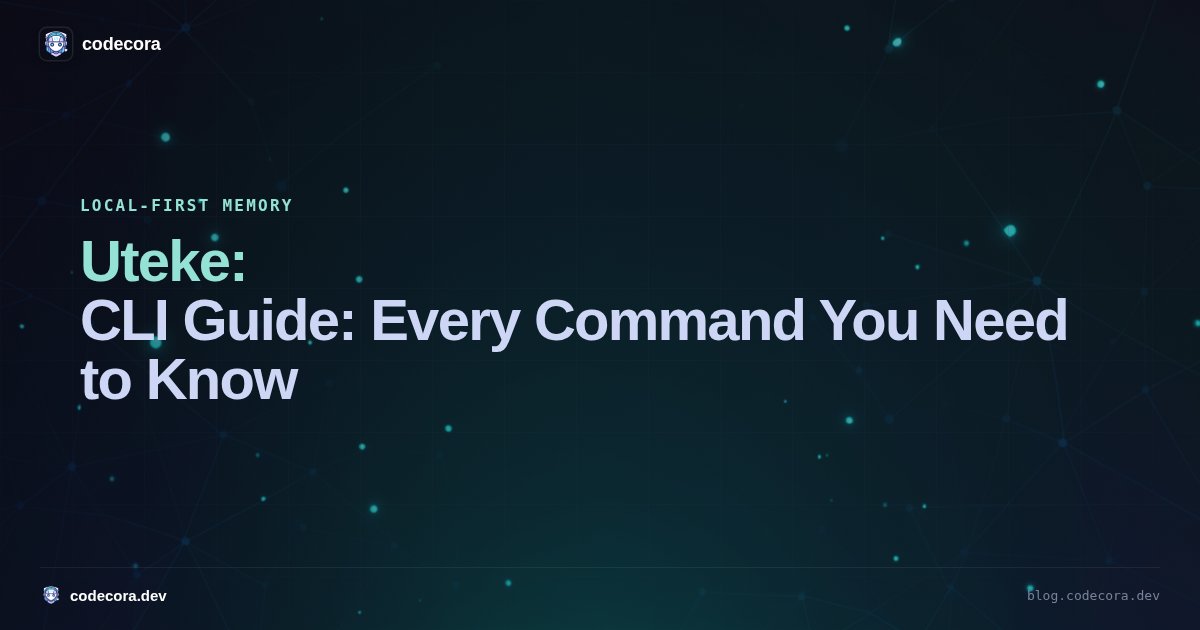 Uteke CLI Guide: Every Command You Need to Know