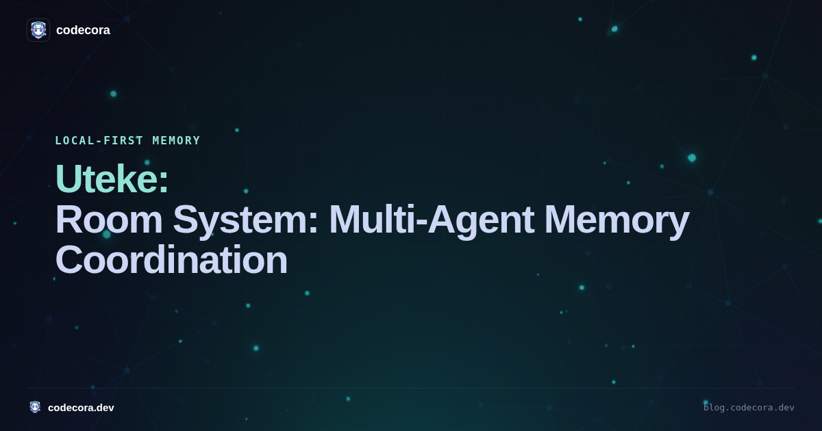 Uteke Room System: Multi-Agent Memory Coordination