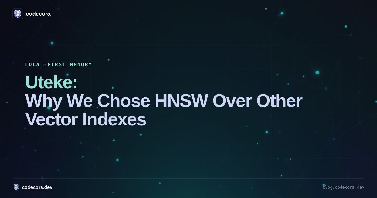 Why We Chose HNSW Over Other Vector Indexes
