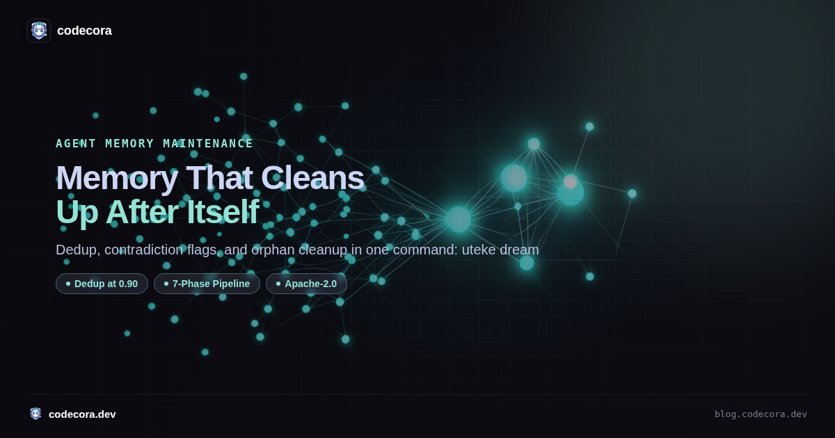 Agent Memory Consolidation: Dedup, Contradictions, and Orphan Cleanup