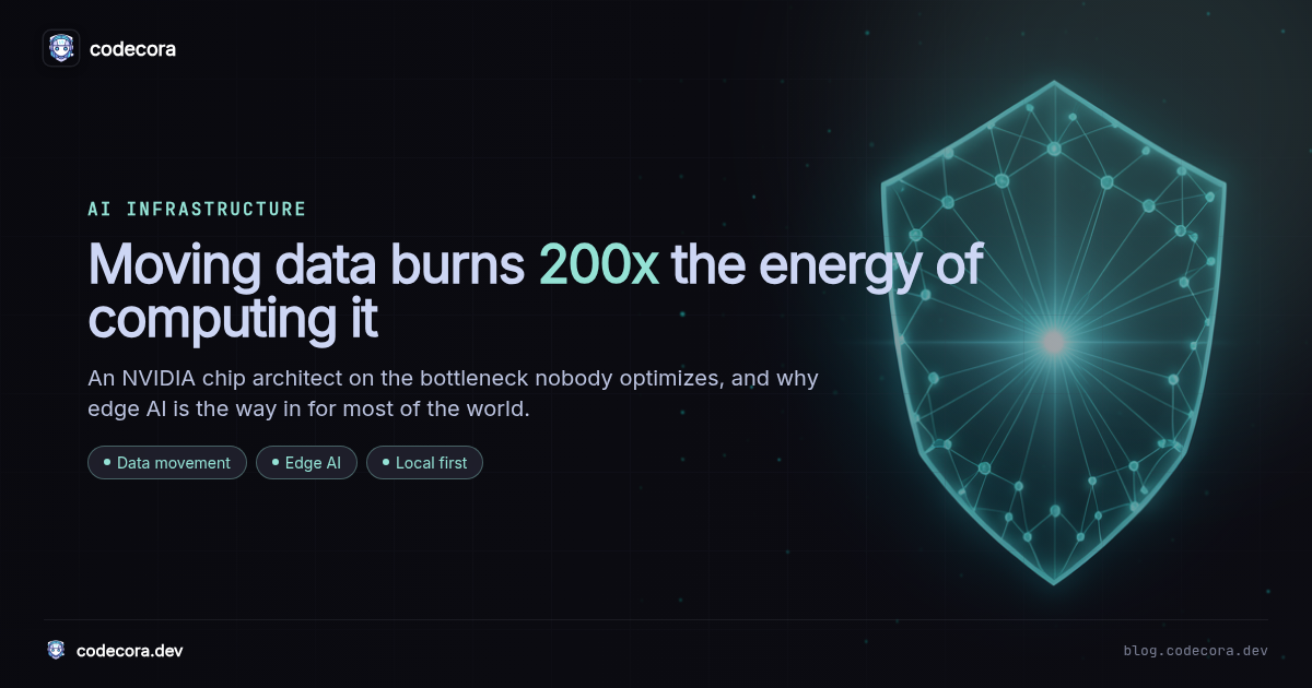 Moving Data, Not Computing, Is AI's Real Bottleneck