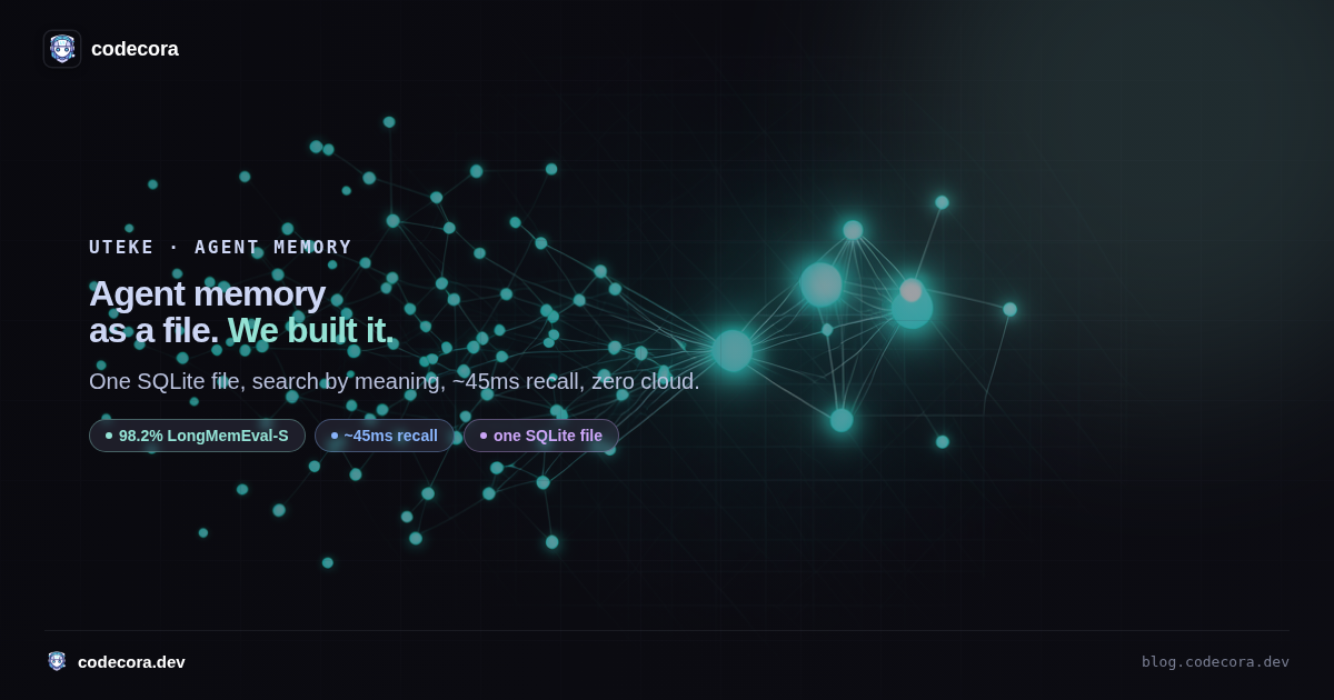 Agent memory should be a file. We built it.
